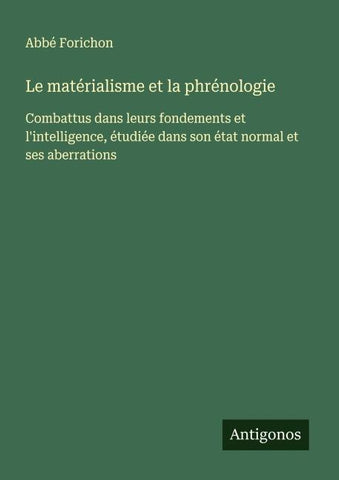 Le matérialisme et la phrénologie