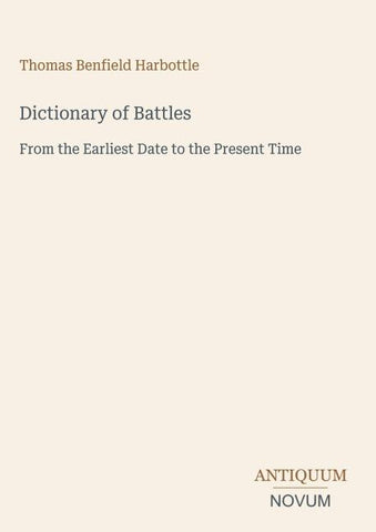 Dictionary of Battles
