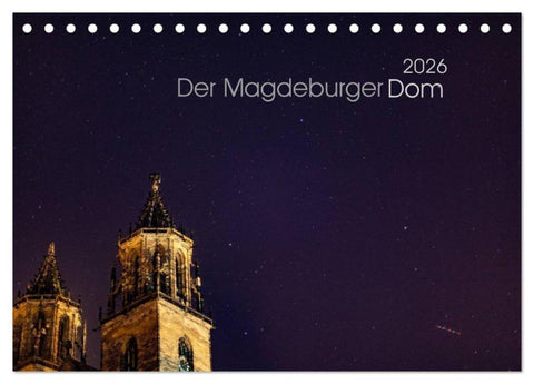 Der Magdeburger Dom 2026 (Tischkalender 2026 DIN A5 quer), CALVENDO Monatskalender