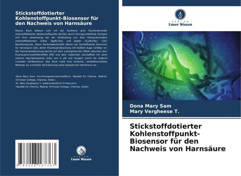 Stickstoffdotierter Kohlenstoffpunkt-Biosensor für den Nachweis von Harnsäure