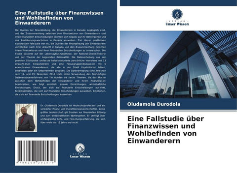 Eine Fallstudie über Finanzwissen und Wohlbefinden von Einwanderern