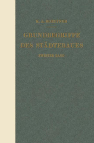 Grundbegriffe des Städtebaues