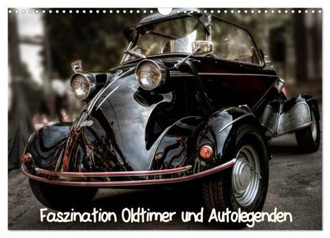 Faszination Oldtimer und Autolegenden (Wandkalender 2026 DIN A3 quer), CALVENDO Monatskalender