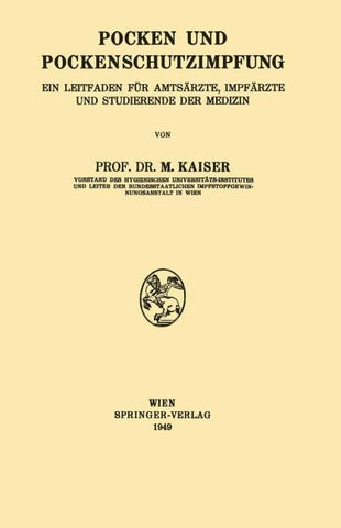 Pocken und Pockenschutzimpfung