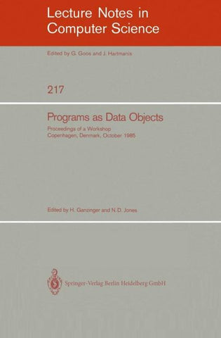 Programs as Data Objects
