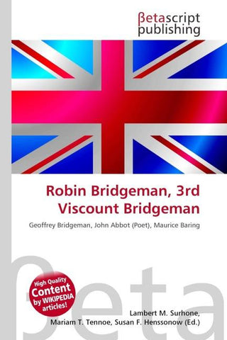 Robin Bridgeman, 3rd Viscount Bridgeman