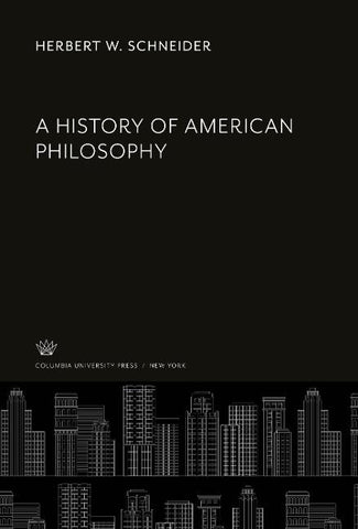 A History of American Philosophy