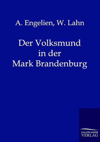 Der Volksmund in der Mark Brandenburg