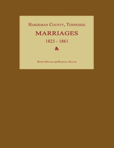 Hardeman County, Tennessee, Marriages 1823-1861