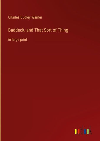 Baddeck, and That Sort of Thing