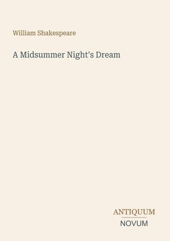 A Midsummer Night's Dream