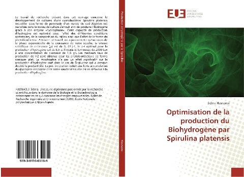 Optimisation de la production du Biohydrogène par Spirulina platensis