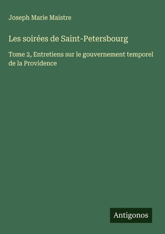 Les soirées de Saint-Petersbourg