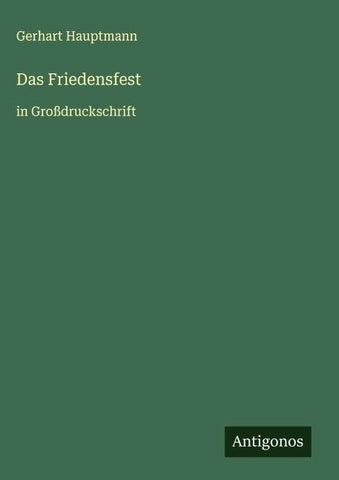 Das Friedensfest