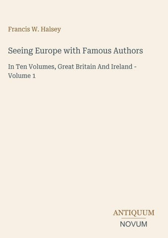 Seeing Europe with Famous Authors