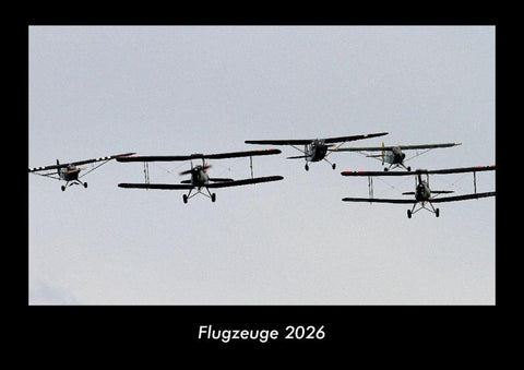 Flugzeuge 2026 Fotokalender DIN A3