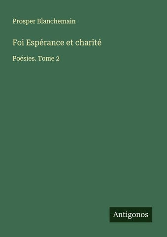 Foi Espérance et charité