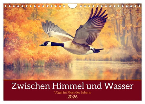 Zwischen Himmel und Wasser (Wandkalender 2026 DIN A4 quer), CALVENDO Monatskalender