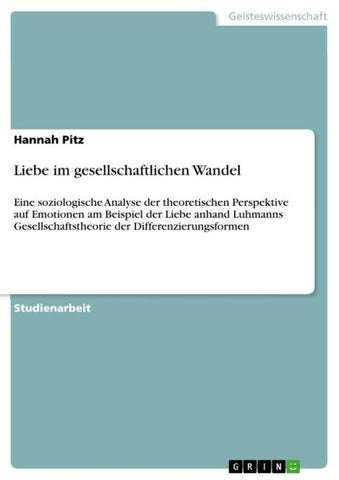 Liebe im gesellschaftlichen Wandel