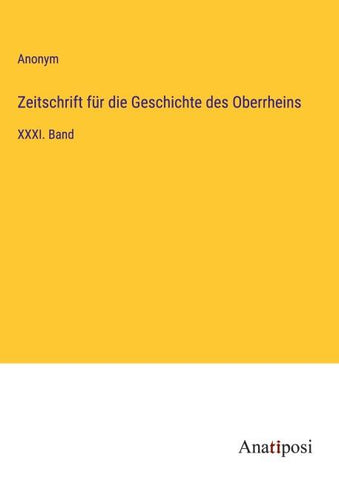 Zeitschrift für die Geschichte des Oberrheins