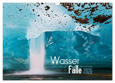 Wasserfälle klein und groß (Wandkalender 2026 DIN A3 quer), CALVENDO Monatskalender