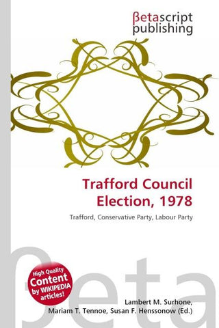 Trafford Council Election, 1978