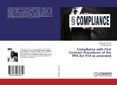 Compliance with Post Contract Procedures of the PPA Act 914 as amended