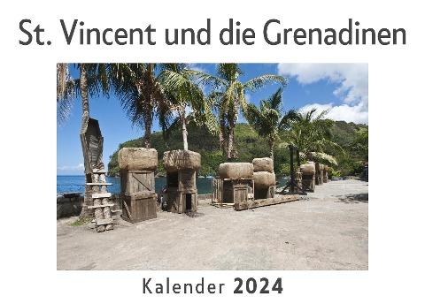 St. Vincent und die Grenadinen (Wandkalender 2024, Kalender DIN A4 quer, Monatskalender im Querformat mit Kalendarium, Das perfekte Geschenk)