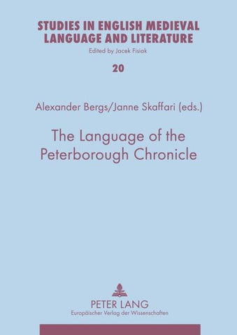 The Language of the Peterborough Chronicle