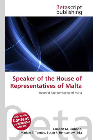 Speaker of the House of Representatives of Malta