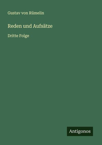Reden und Aufsätze