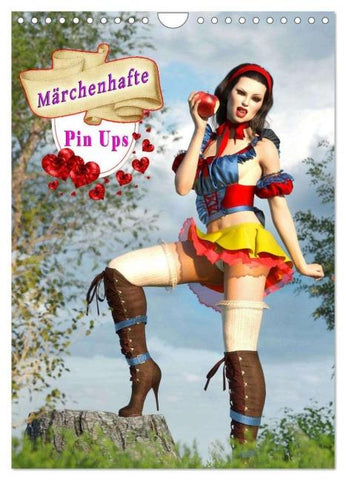Märchenhafte Pin Ups (Wandkalender 2026 DIN A4 hoch), CALVENDO Monatskalender