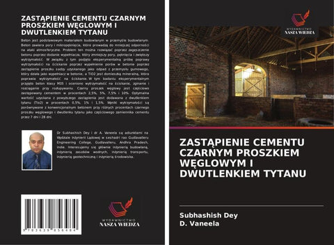ZAST¿PIENIE CEMENTU CZARNYM PROSZKIEM W¿GLOWYM I DWUTLENKIEM TYTANU
