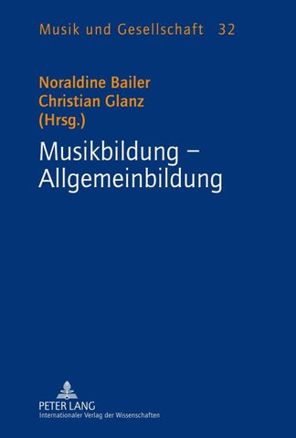 Musikbildung – Allgemeinbildung