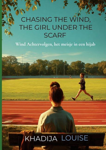 Chasing the wind, the girl under the scarf