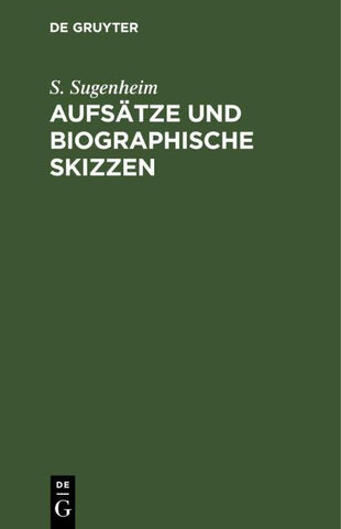 Aufsätze und biographische Skizzen