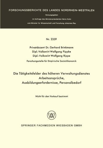 Die Tätigkeitsfelder des höheren Verwaltungsdienstes