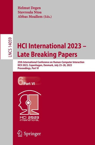 HCI International 2023 – Late Breaking Papers