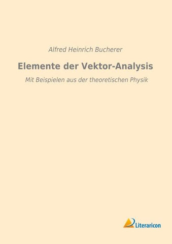 Elemente der Vektor-Analysis