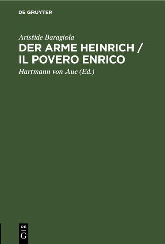 Der arme Heinrich / Il povero Enrico