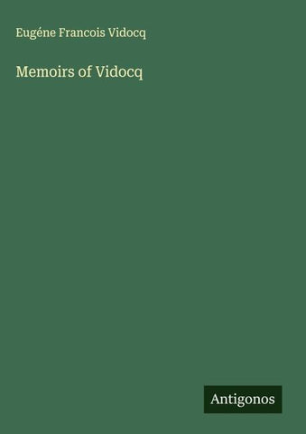 Memoirs of Vidocq