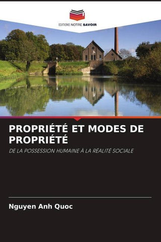 PROPRIÉTÉ ET MODES DE PROPRIÉTÉ