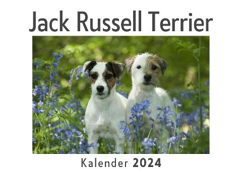 Jack Russell Terrier (Wandkalender 2024, Kalender DIN A4 quer, Monatskalender im Querformat mit Kalendarium, Das perfekte Geschenk)