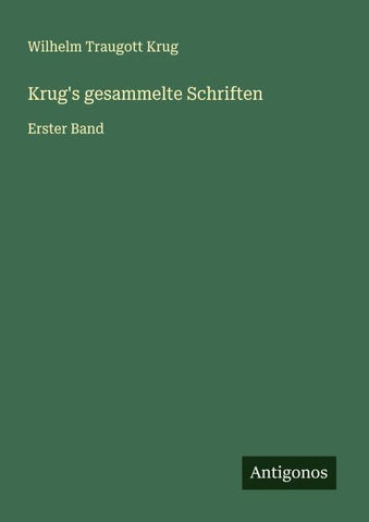 Krug's gesammelte Schriften