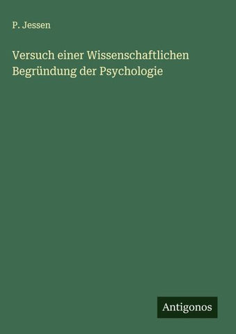 Versuch einer Wissenschaftlichen Begründung der Psychologie