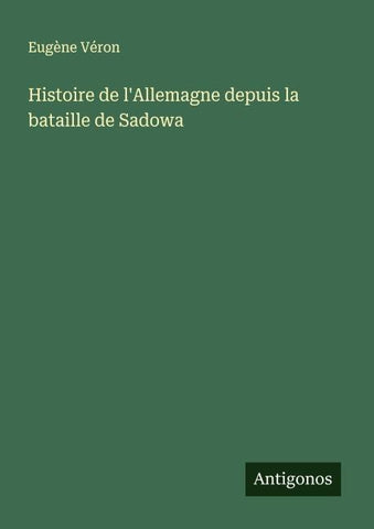 Histoire de l'Allemagne depuis la bataille de Sadowa