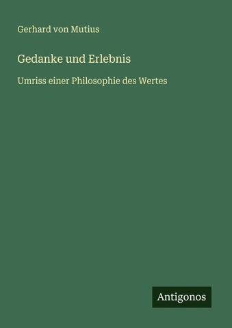 Gedanke und Erlebnis