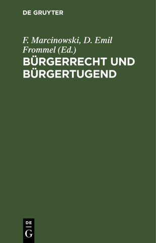 Bürgerrecht und Bürgertugend