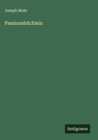 Passionsbüchlein