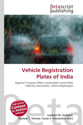 Vehicle Registration Plates of India